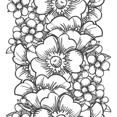 Kusursuz çiçek deseni