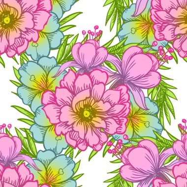 Kusursuz çiçek deseni