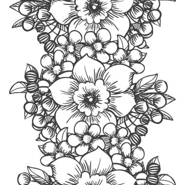 Kusursuz çiçek deseni