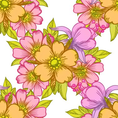 Kusursuz çiçek deseni