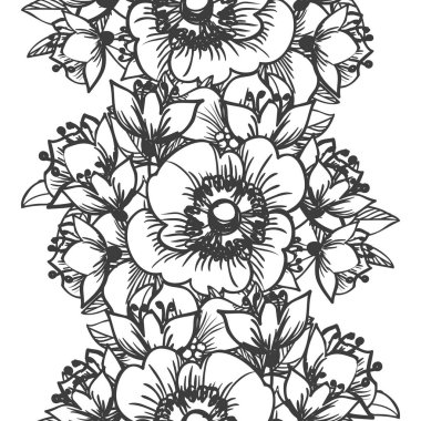 Kusursuz çiçek deseni