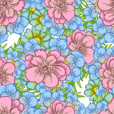 Kusursuz çiçek deseni