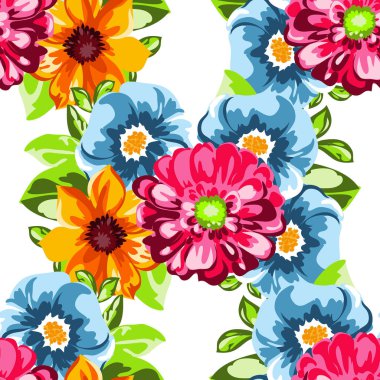 Kusursuz çiçek deseni