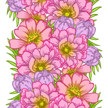 Kusursuz çiçek deseni