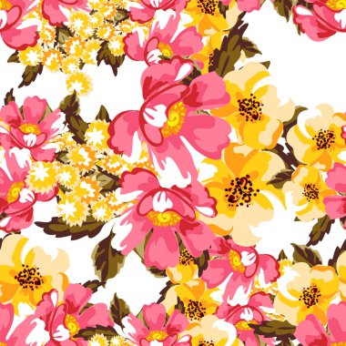 Kusursuz çiçek deseni