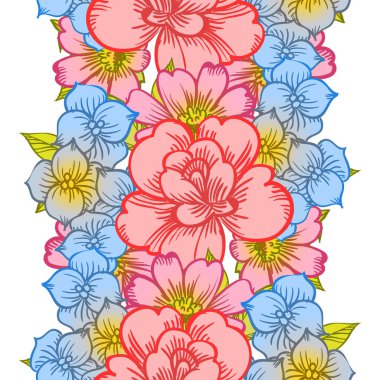 Kusursuz çiçek deseni