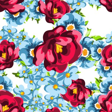 Kusursuz çiçek deseni