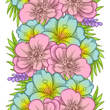 Kusursuz çiçek deseni