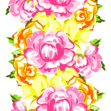 Kusursuz çiçek deseni