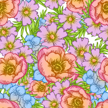 Kusursuz çiçek deseni