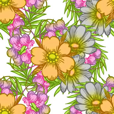 Kusursuz çiçek deseni