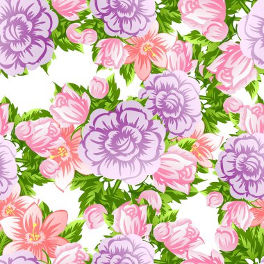 Kusursuz çiçek deseni