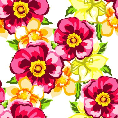 Kusursuz çiçek deseni