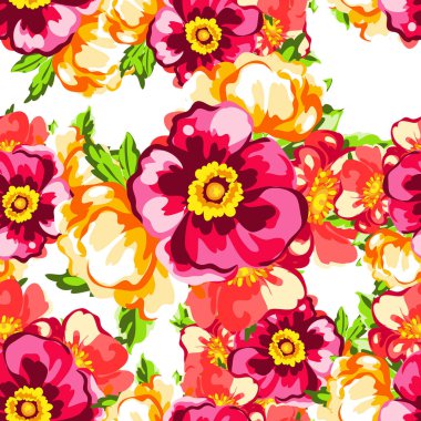 Kusursuz çiçek deseni