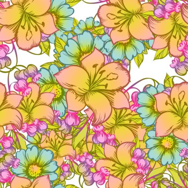 Kusursuz çiçek deseni