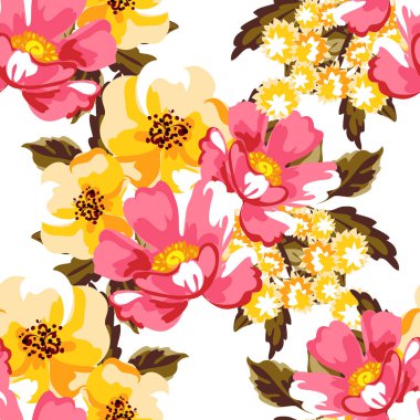 Kusursuz çiçek deseni