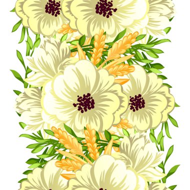 Kusursuz çiçek deseni