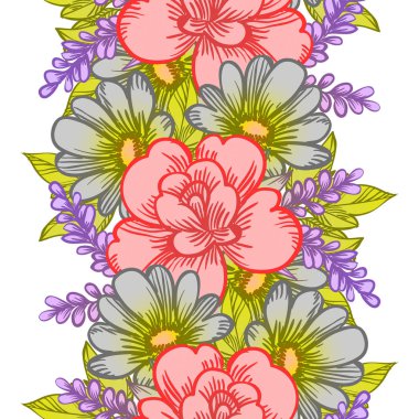 Kusursuz çiçek deseni