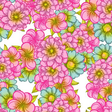 Kusursuz çiçek deseni