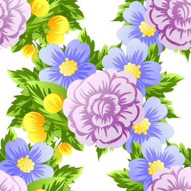 Kusursuz çiçek deseni