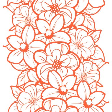 Kusursuz çiçek deseni