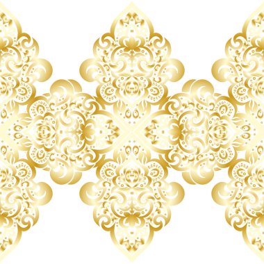 Kusursuz tek renkli süsleme deseni