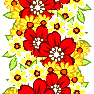 Kusursuz çiçek deseni