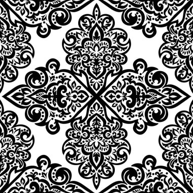 Kusursuz tek renkli süsleme deseni