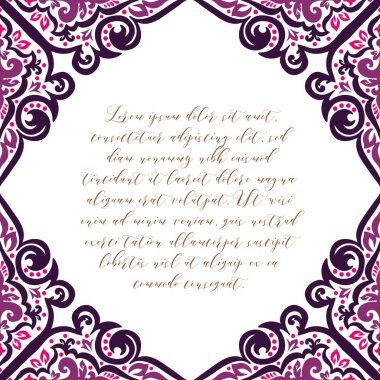 Tek renkli sanat davetiye