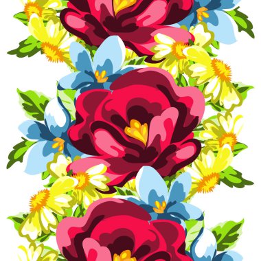 Kusursuz çiçek deseni