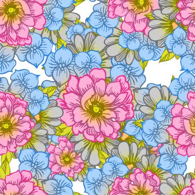 Kusursuz çiçek deseni