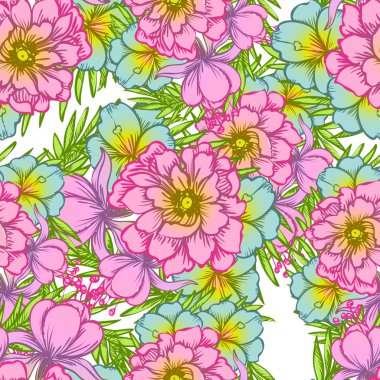 Kusursuz çiçek deseni