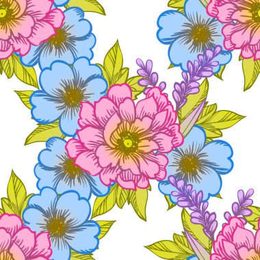 Kusursuz çiçek deseni