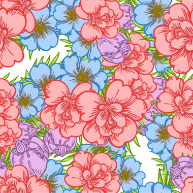 Kusursuz çiçek deseni