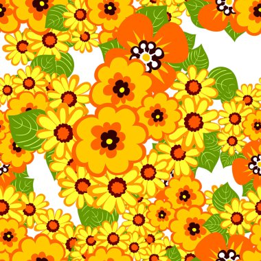 Kusursuz çiçek deseni