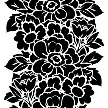 Kusursuz çiçek deseni