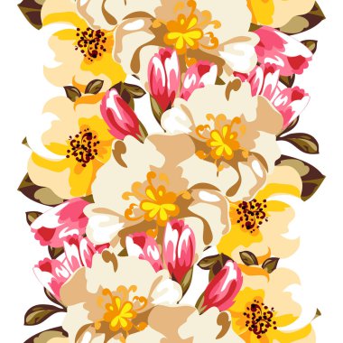 Kusursuz çiçek deseni