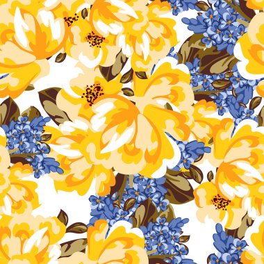 Kusursuz çiçek deseni