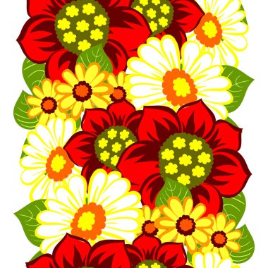 Kusursuz çiçek deseni