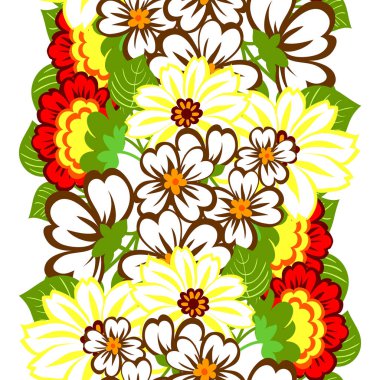 Kusursuz çiçek deseni