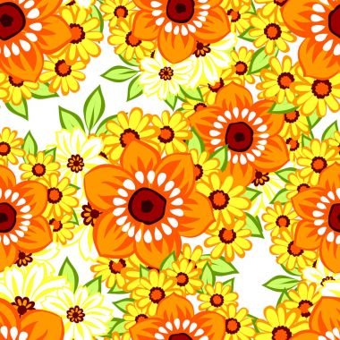 Kusursuz çiçek deseni