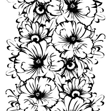 Kusursuz çiçek deseni