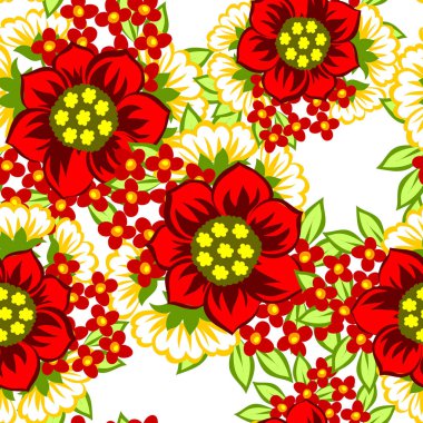 Kusursuz çiçek deseni