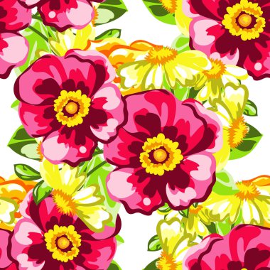 Kusursuz çiçek deseni