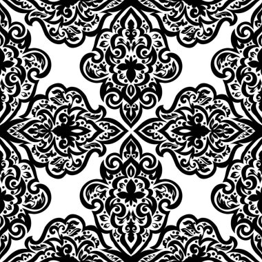 Kusursuz tek renkli süsleme deseni