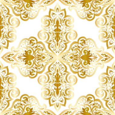 Kusursuz tek renkli süsleme deseni