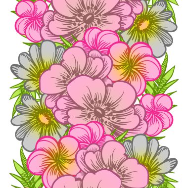 Kusursuz çiçek deseni