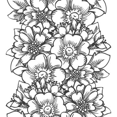 Kusursuz çiçek deseni