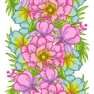 Kusursuz çiçek deseni