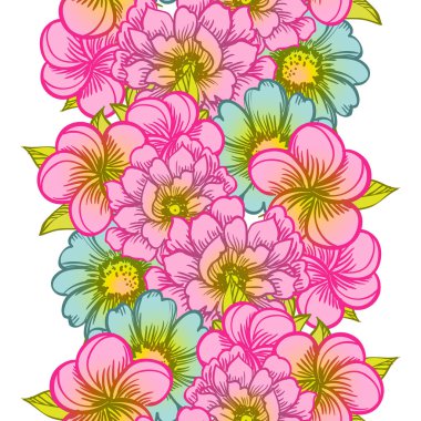 Kusursuz çiçek deseni